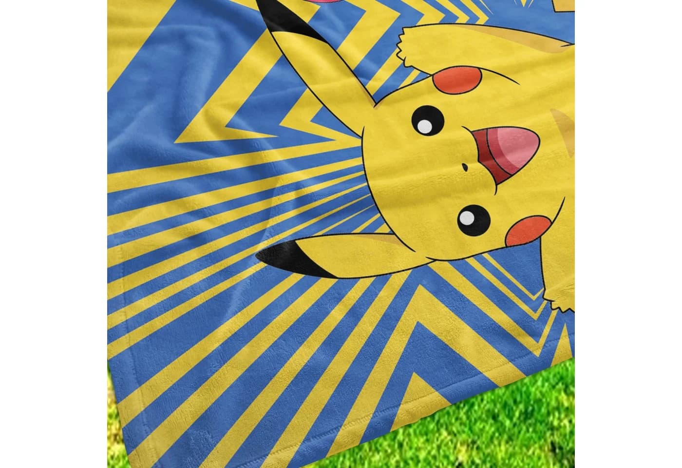 BERONAGE Kinderdecke Pikachu 160x200 cm Coral Fleece - Bild 5