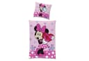 BERONAGE Kinderbettwäsche Minnie Mouse Herz 100% Baumwolle 2-tlg. Bild 1