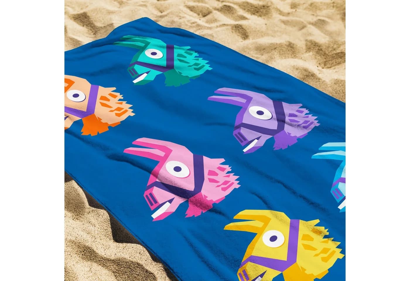 BERONAGE Fortnite Strandtuch Lama 75x150 cm Baumwolle