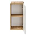 Lomadox Unterschrank LUTON-56 hängend Hochglanz Weiß Softclose Bild 3