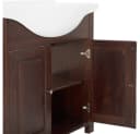 Lomadox Waschtisch AVEIRO-56 braun Massivholz Landhaus Bild 5