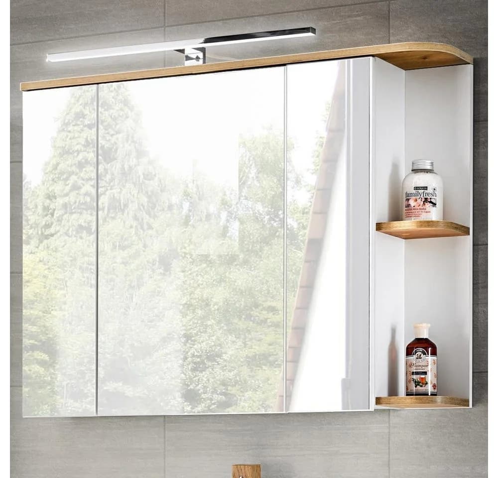 Lomadox Spiegelschrank CAMPOS-56 mit LED und Soft-Close - Bild 2