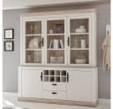 Lomadox Buffet FERNA-61 Pinie Weiß LED Landhaus Bild 1