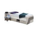 Lomadox Jugendzimmer-Set LEEDS-10 4-teilig Sandeiche/Weiß/Blau Bild 3