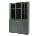 Lomadox Buffet ATHEN-61 Buffetschrank Landhausstil 130cm Grün Bild 3