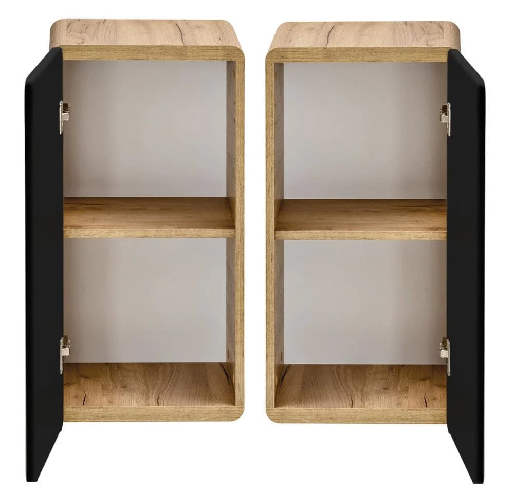 Lomadox Unterschrank NEW-LUTON Anthrazit MDF seidenmatt
