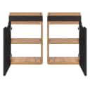 Lomadox Waschbeckenschrank NEW-LUTON Anthrazit Wotan Eiche Bild 1