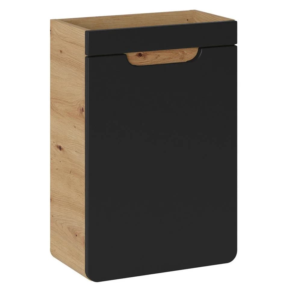 Lomadox Waschbeckenschrank NEW-LUTON Anthrazit Wotan Eiche - Bild 2