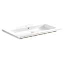 Lomadox Waschtisch SOLNA-56 Weiß Wotaneiche 100x85x46cm Bild 5