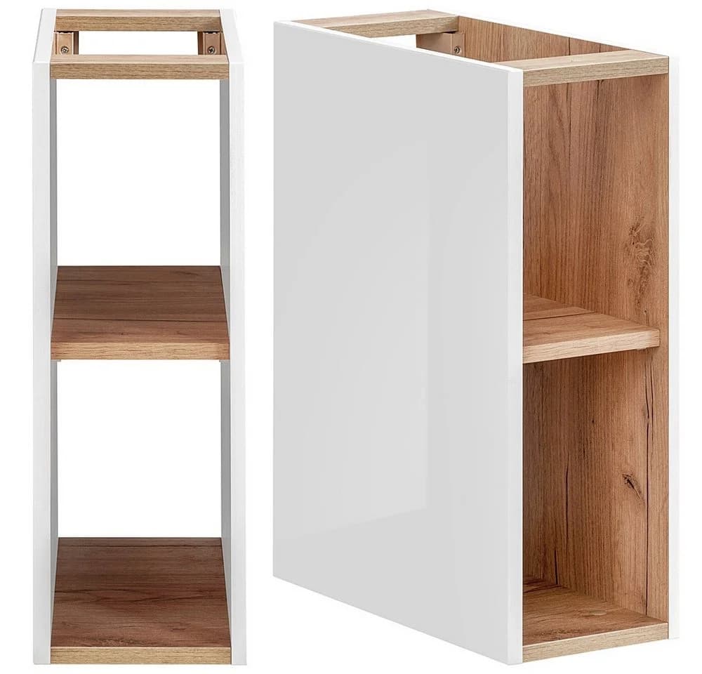 Lomadox Waschbeckenschrank TOSKANA-56 weiß Eiche - Bild 5