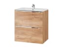 Lomadox Waschtisch TOSKANA-56 mit Soft-Close und Keramikbecken Bild 1