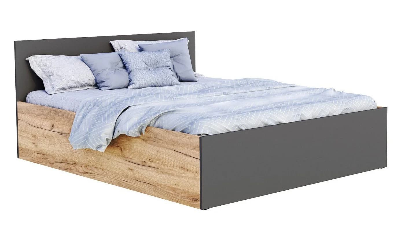 thematys Stauraumbett 120x200-180x200 mit Bettkasten & Lattenrost