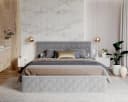 thematys Polsterbett mit Bettkasten Grau Modern Bild 2