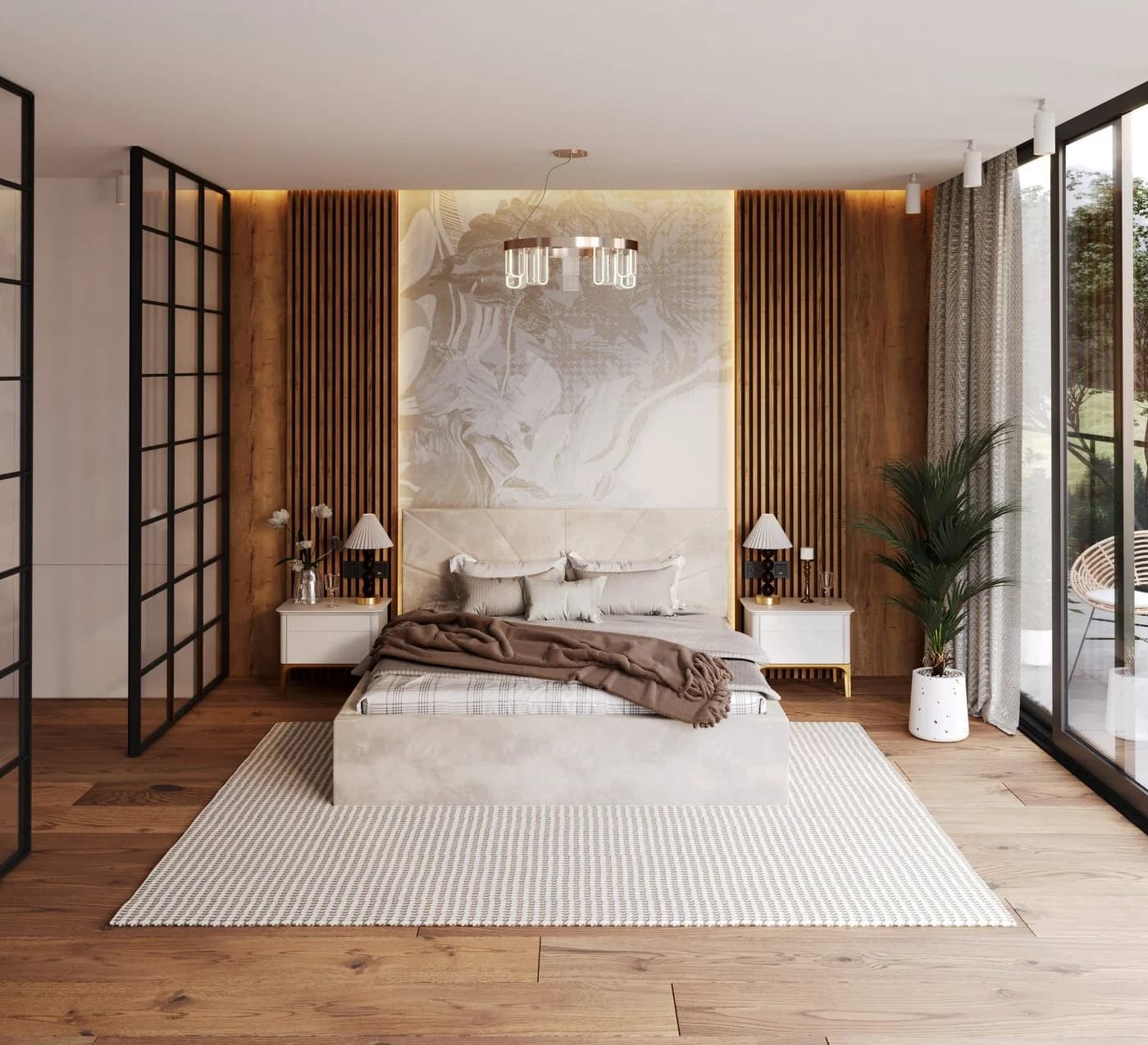 thematys Polsterbett mit Bettkasten & Lattenrost - Beige Velours - Bild 2