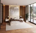 thematys Polsterbett mit Bettkasten & Lattenrost - Beige Velours Bild 3