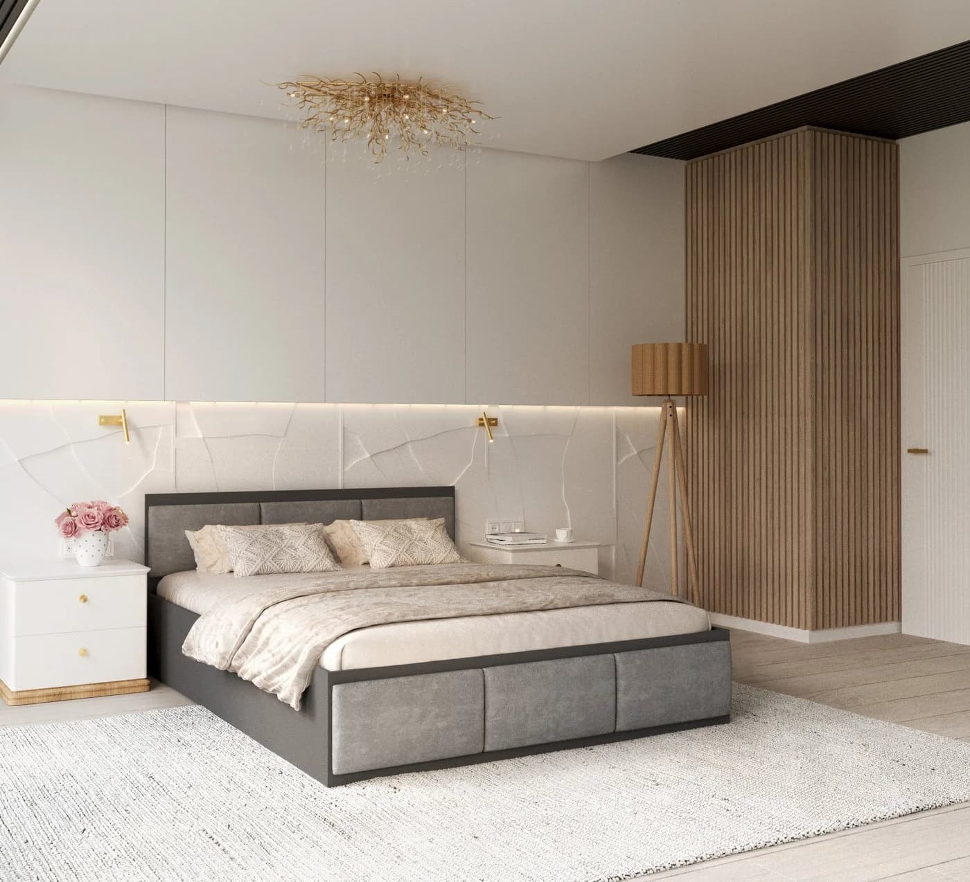 thematys Stauraumbett 140x200 mit Lattenrost & Matratze - Bild 2