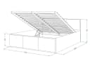 thematys Stauraumbett 140x200 mit Lattenrost & Matratze Bild 3