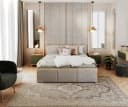 thematys Stauraumbett mit Bettkasten hydraulisch Polsterbett Eiche Braun Bild 1