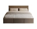thematys Polsterbett mit Bettkasten Velours Grau Bild 5