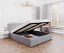 thematys Polsterbett Stauraumbett Velours Creme Bild 1