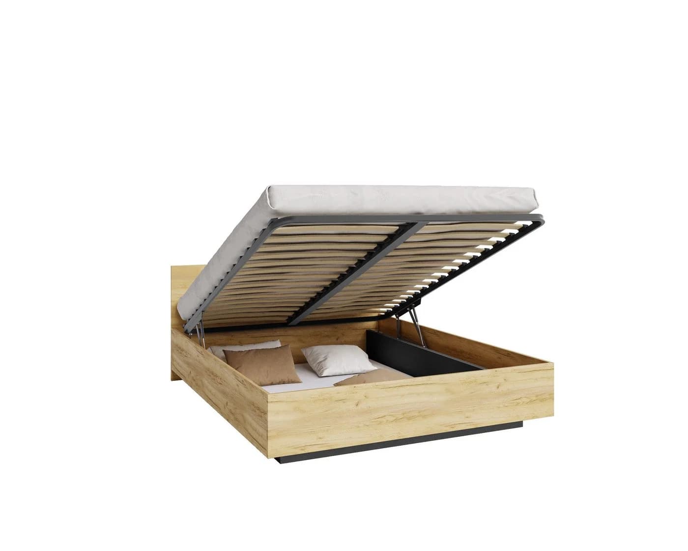 thematys Stauraumbett mit Bettkasten & Lattenrost – schwebendes Design - Bild 5