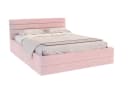 thematys Polsterbett Stauraumbett Velours Rosa mit Bettkasten Bild 4