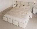 thematys Polsterbett Stauraumbett Bouclé Cleo 140x200, 160x200, 180x200cm Bild 3