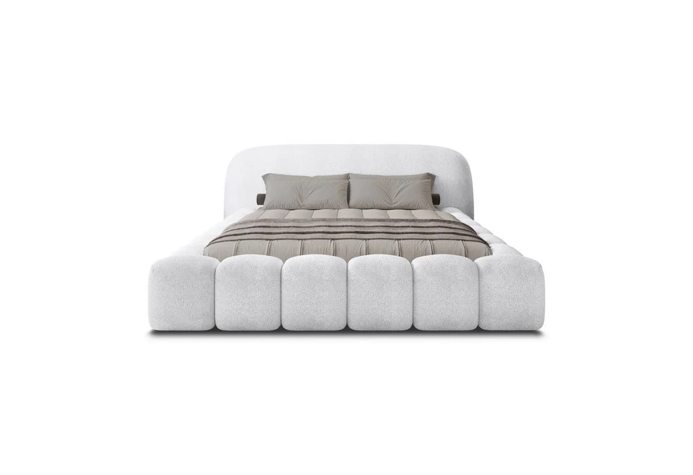 thematys Polsterbett ORLANDO Cloud Bettkasten Bouclé Bezug 140x200 - Bild 3