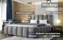 thematys Polsterbett mit Bettkasten Grau Magic Velvet Bild 1