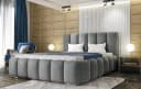 thematys Polsterbett mit Bettkasten Grau Magic Velvet Bild 2