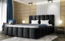 thematys Polsterbett mit Bettkasten & Lattenrost Schwarz Bild 2