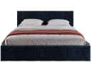 thematys Polsterbett mit Bettkasten & Lattenrost Samt Tiefblau Bild 5