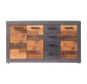 trendteam Sideboard Indy Old Used Wood Matera Grau 151x86 cm Bild 1