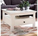 trendteam Couchtisch Weiß Modern mit Schubkasten Bild 2