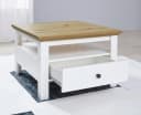 trendteam Couchtisch Artisan Eiche Weiß 70x46x70cm Bild 1