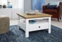 trendteam Couchtisch Artisan Eiche Weiß 70x46x70cm Bild 2