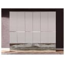 trendteam Garderobenschrank Mirror Weiß mit Spiegelfront Bild 1