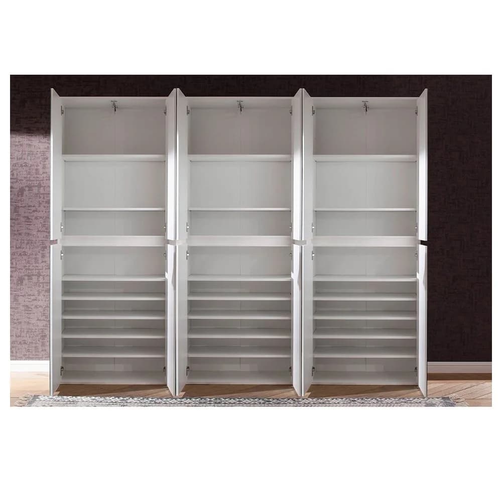 trendteam Garderobenschrank Mirror Weiß mit Spiegelfront - Bild 3