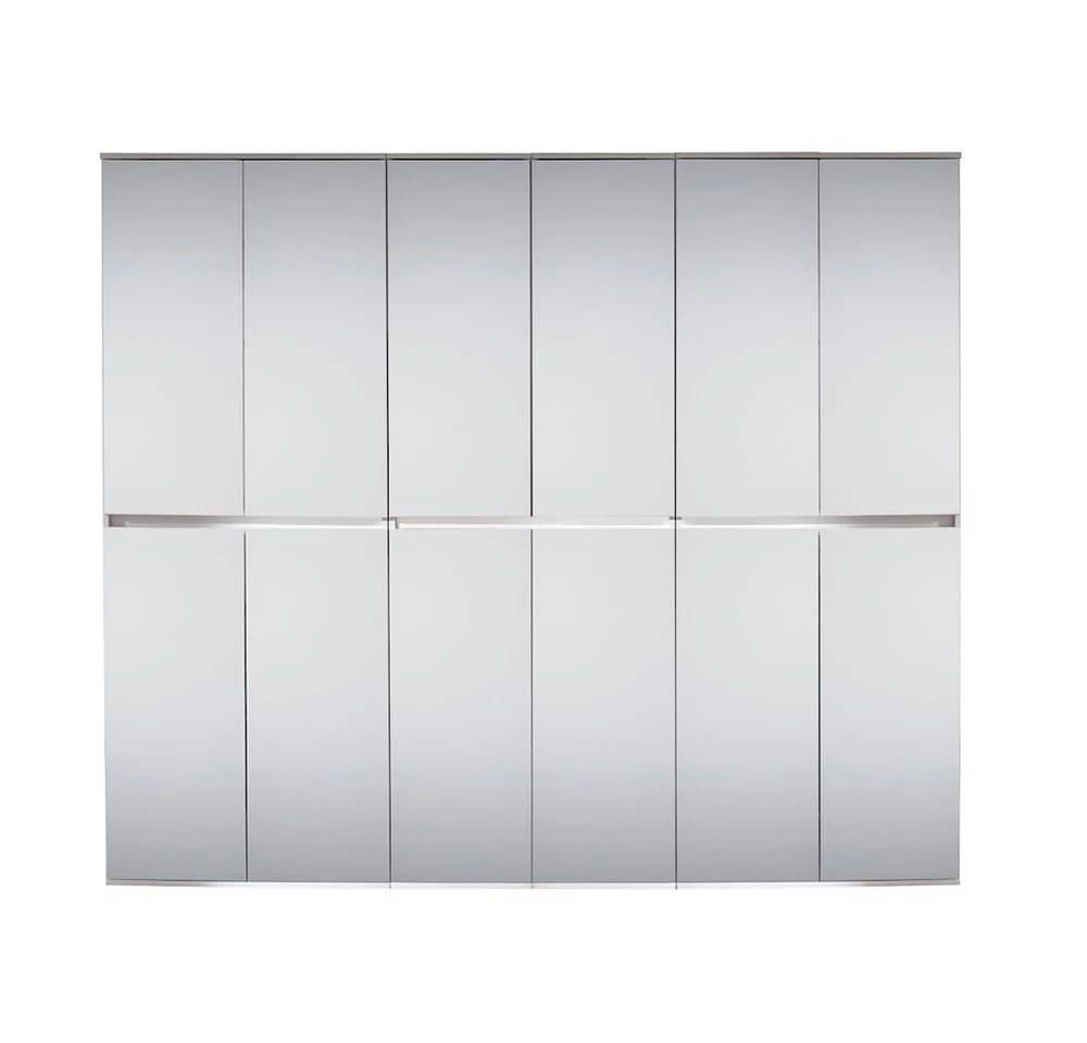 trendteam Garderobenschrank Mirror Weiß mit Spiegelfront - Bild 4
