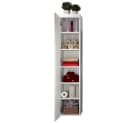 trendteam Hochschrank Devon Badschrank Weiß Hochglanz Modern Bild 4
