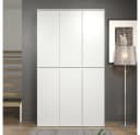 trendteam Garderobenschrank Nevada Weiß Modern Hochschrank mit 6 Türen Bild 1