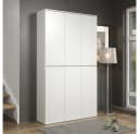 trendteam Garderobenschrank Nevada Weiß Modern Hochschrank mit 6 Türen Bild 2