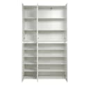 trendteam Garderobenschrank Nevada Weiß Modern Hochschrank mit 6 Türen Bild 4