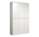 trendteam Garderobenschrank Nevada Weiß Modern Hochschrank mit 6 Türen Bild 5