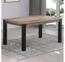 trendteam Esstisch Eiche Tabak Melamin Schwarz Bild 2
