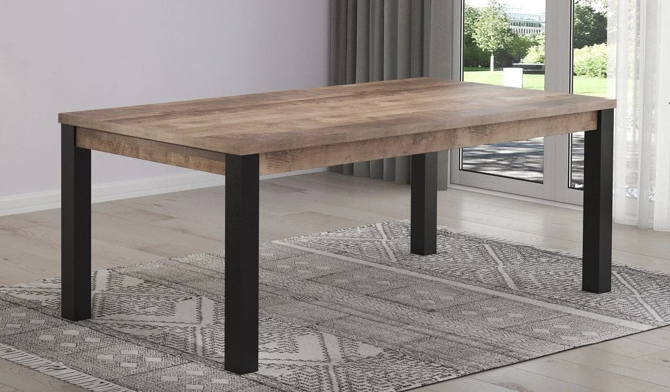 trendteam Esstisch Emile 1 Eiche Tabak Schwarz Modern - Bild 3