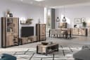 trendteam Esstisch Emile 1 Eiche Tabak Schwarz Modern Bild 5