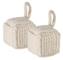 BOLTZE GRUPPE Türstopper Square Würfel Beige 2er Set Bild 2