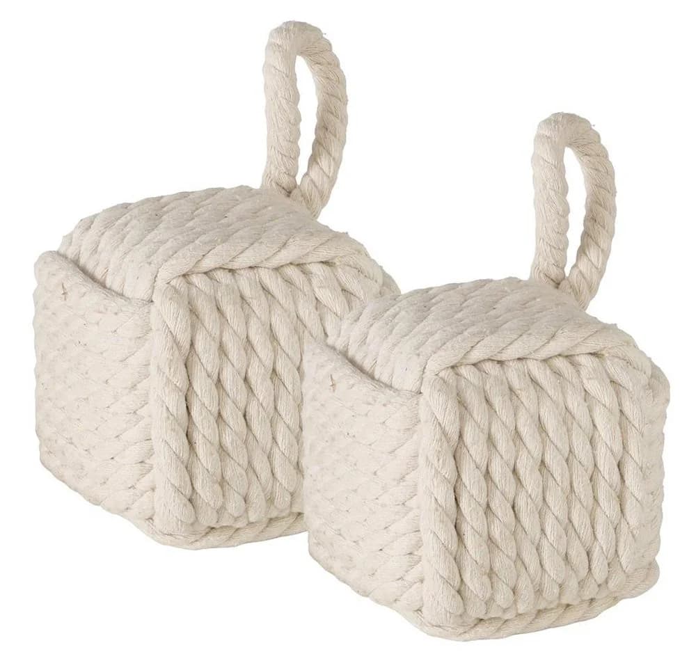 BOLTZE GRUPPE Türstopper Square Würfel Beige 2er Set - Bild 2