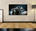 islandburner Leinwandbild Ford Mustang 1960er Muscle Car Wandbild Bild 1